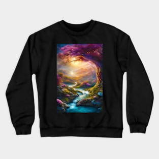 Landscape With The Sun Crewneck Sweatshirt